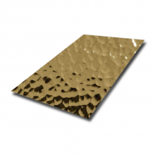 201 304 golden color coated small ripple pattern hammered stainless steel sheet price per kg